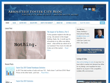 Tablet Screenshot of fostercityblog.com